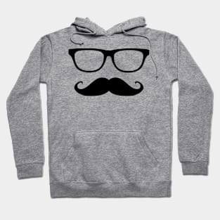 Mustache & Glasses Hoodie